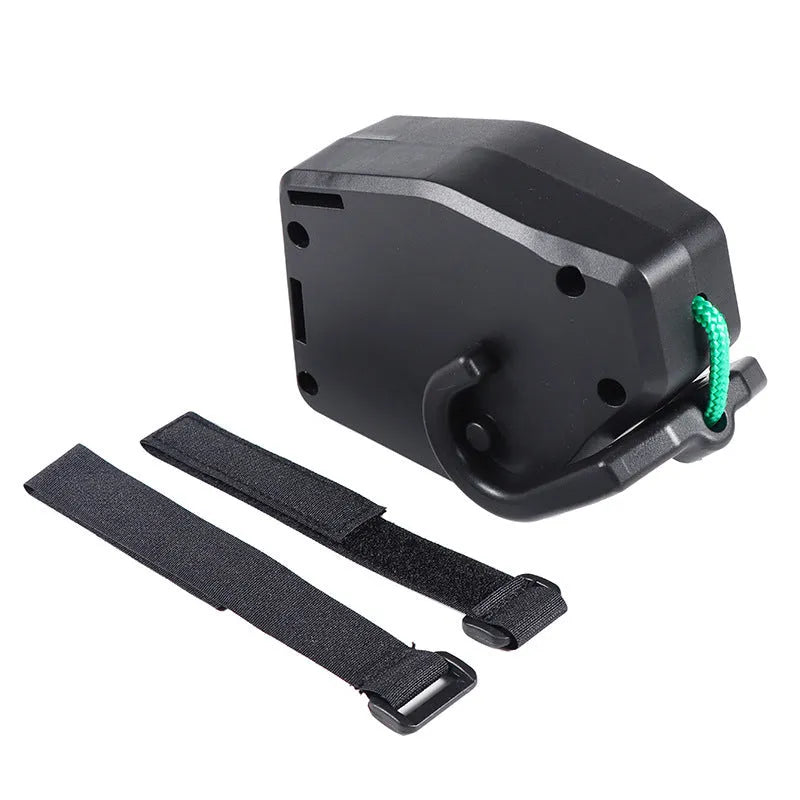 Black plastic bicycle trailer rope for mountain bike child transport