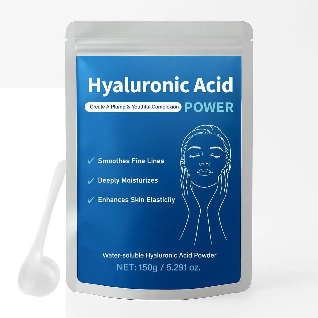Hyaluronic acid powder 150G container for DIY facial skincare blending