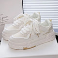Children's thick sole board shoes with cross shoulder straps in beige, red, or green colours