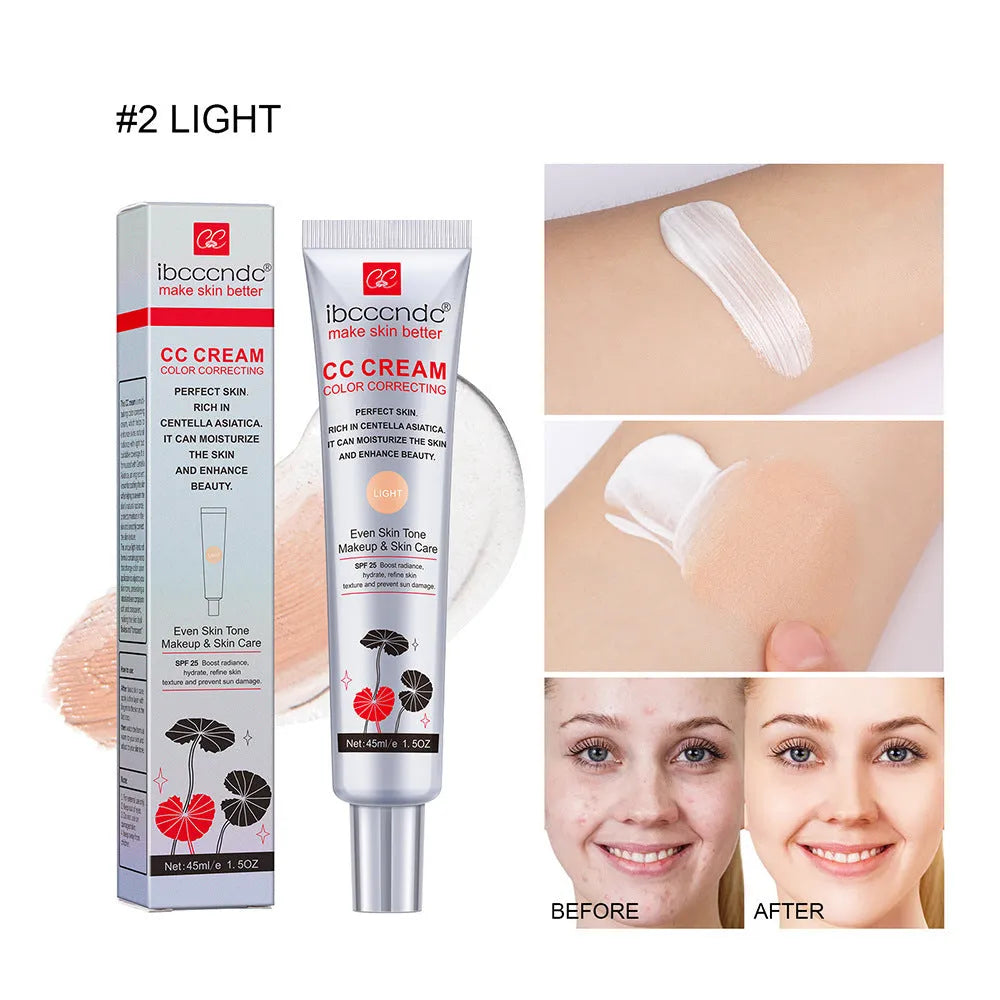 Erborian Centella Asiatica CC Cream tube in Dark and Light Colour correcting shades.