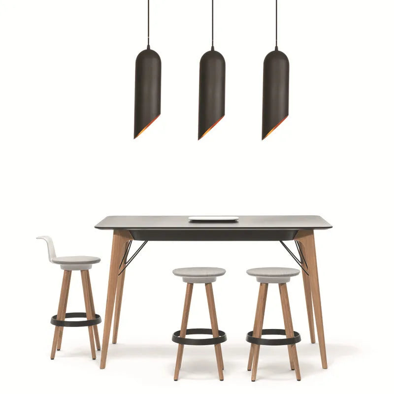 Retro iron art chandelier light fitting in D8053 matte black finish for ceiling mounting