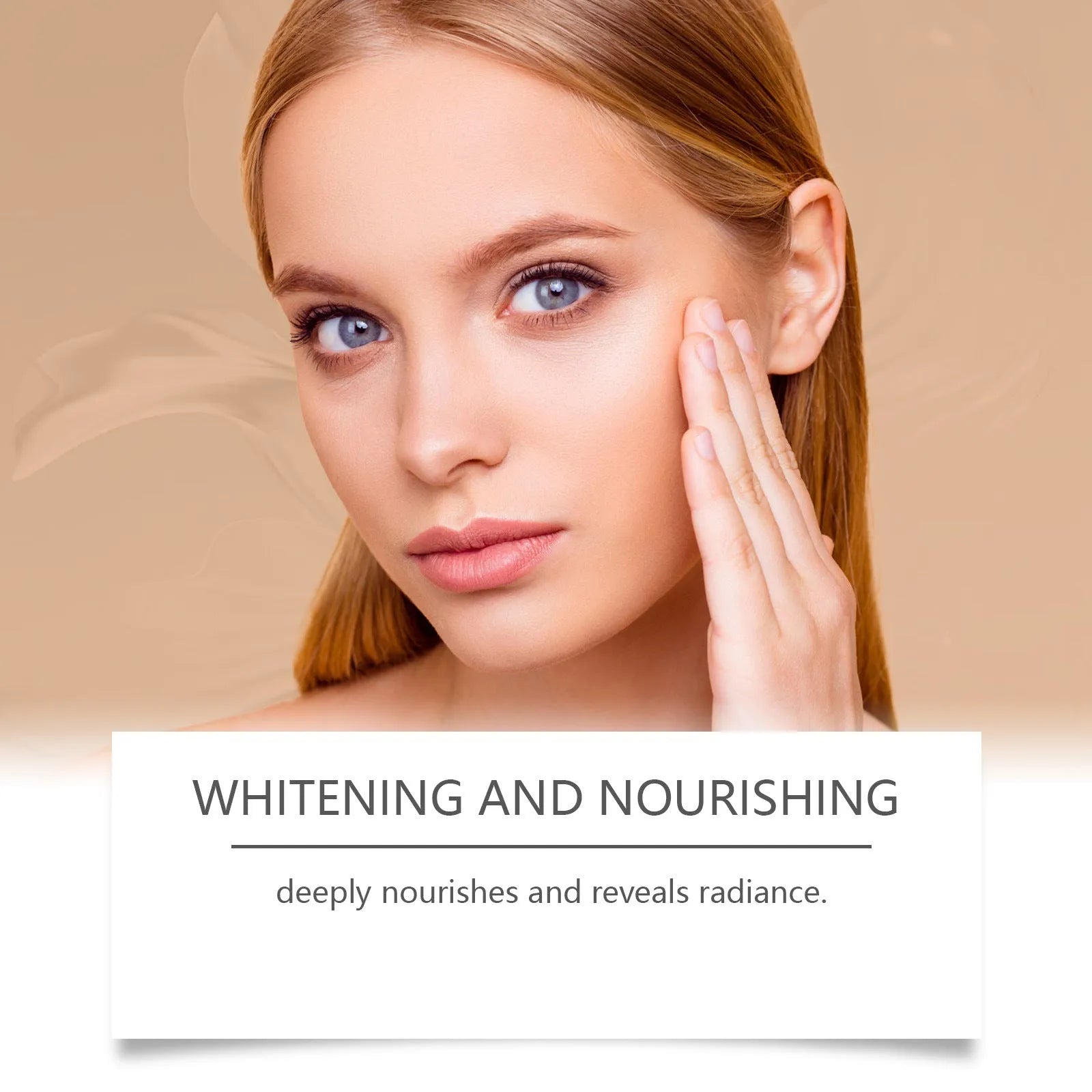 Single 30g facial mask sheet for wrinkle fading and skin firming with collagen and hyaluronic acid