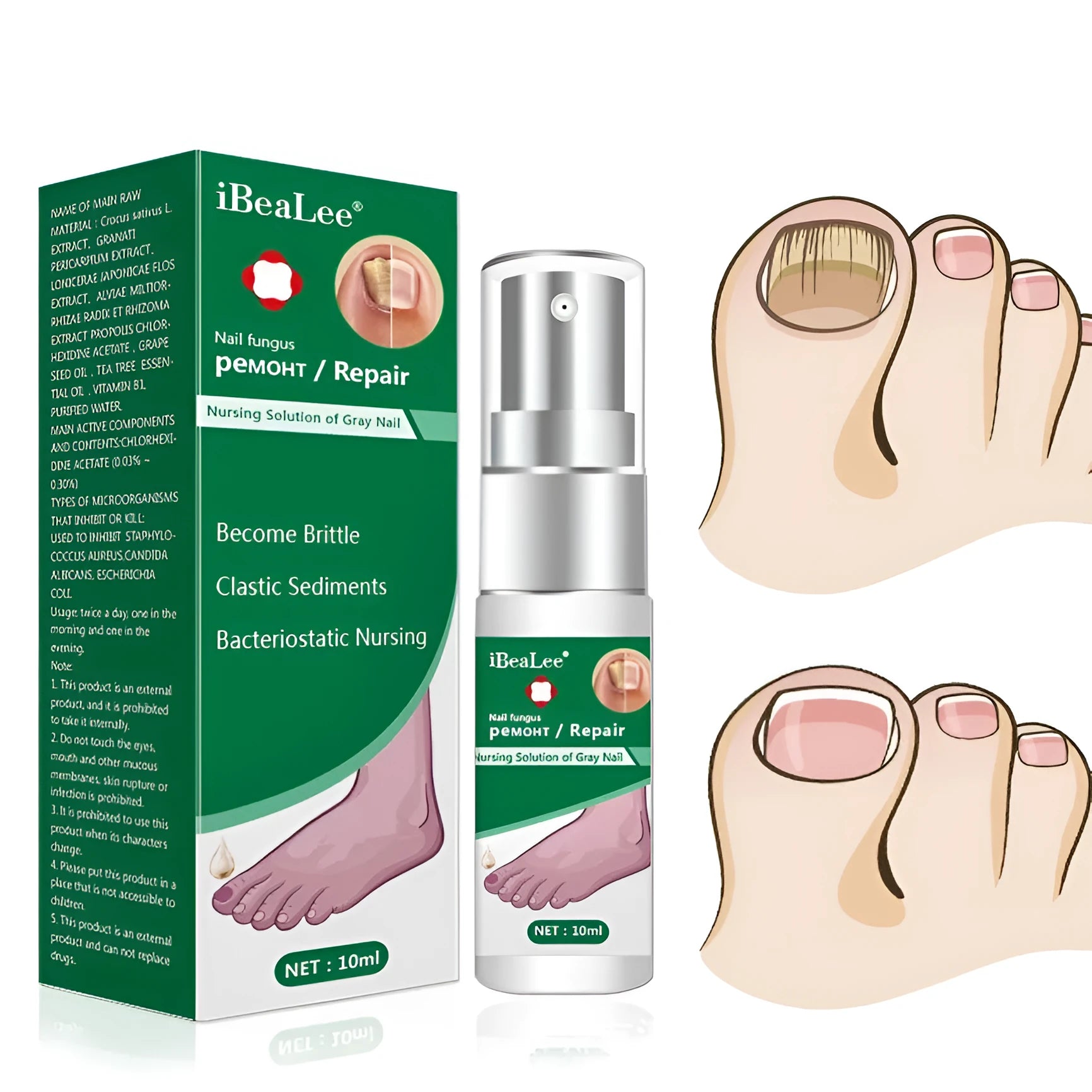 10ml Deck Liquid Antimicrobial foot treatment bottle for fungal care
