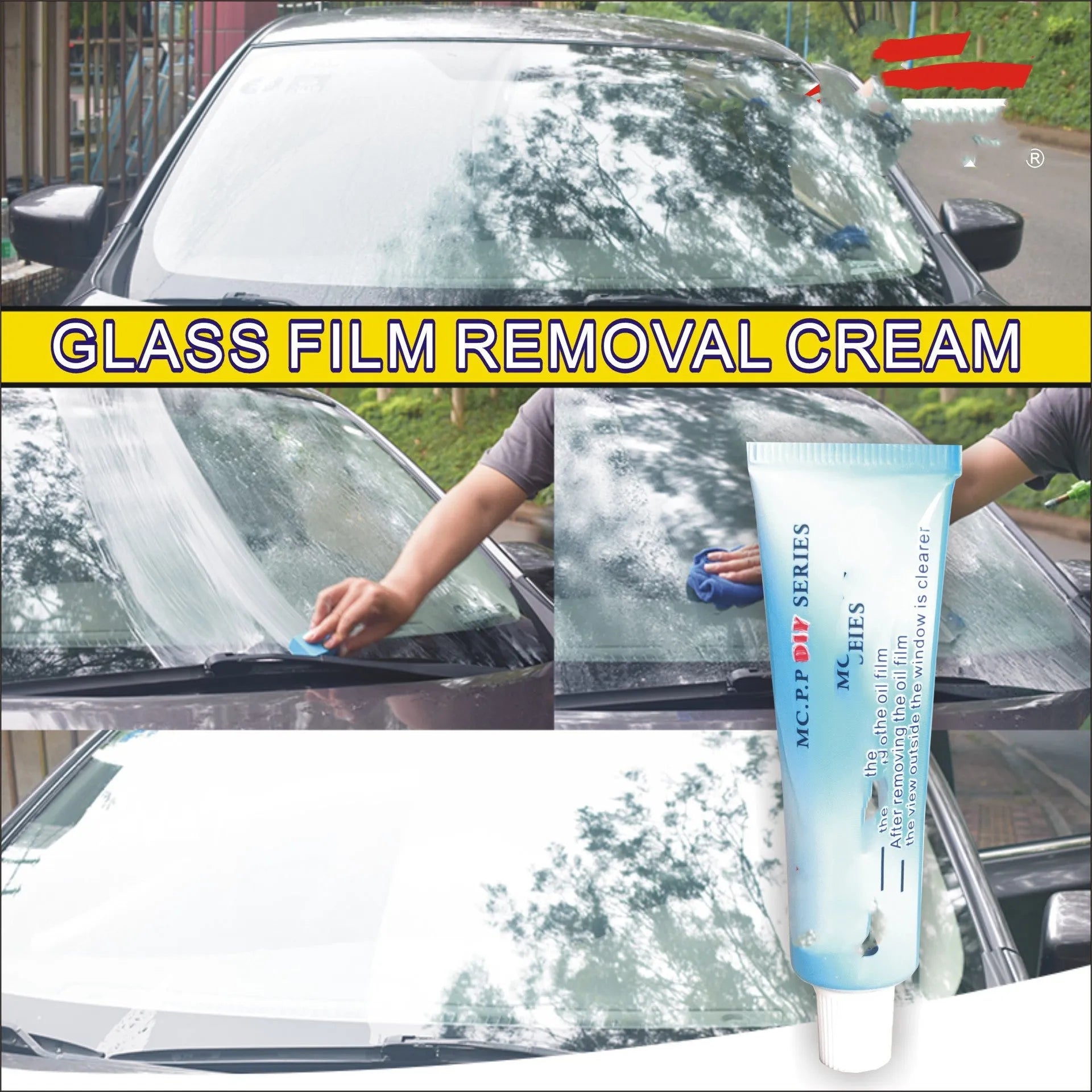 15ml automotive glass rainproof treatment bottle in white English packaging for car windows