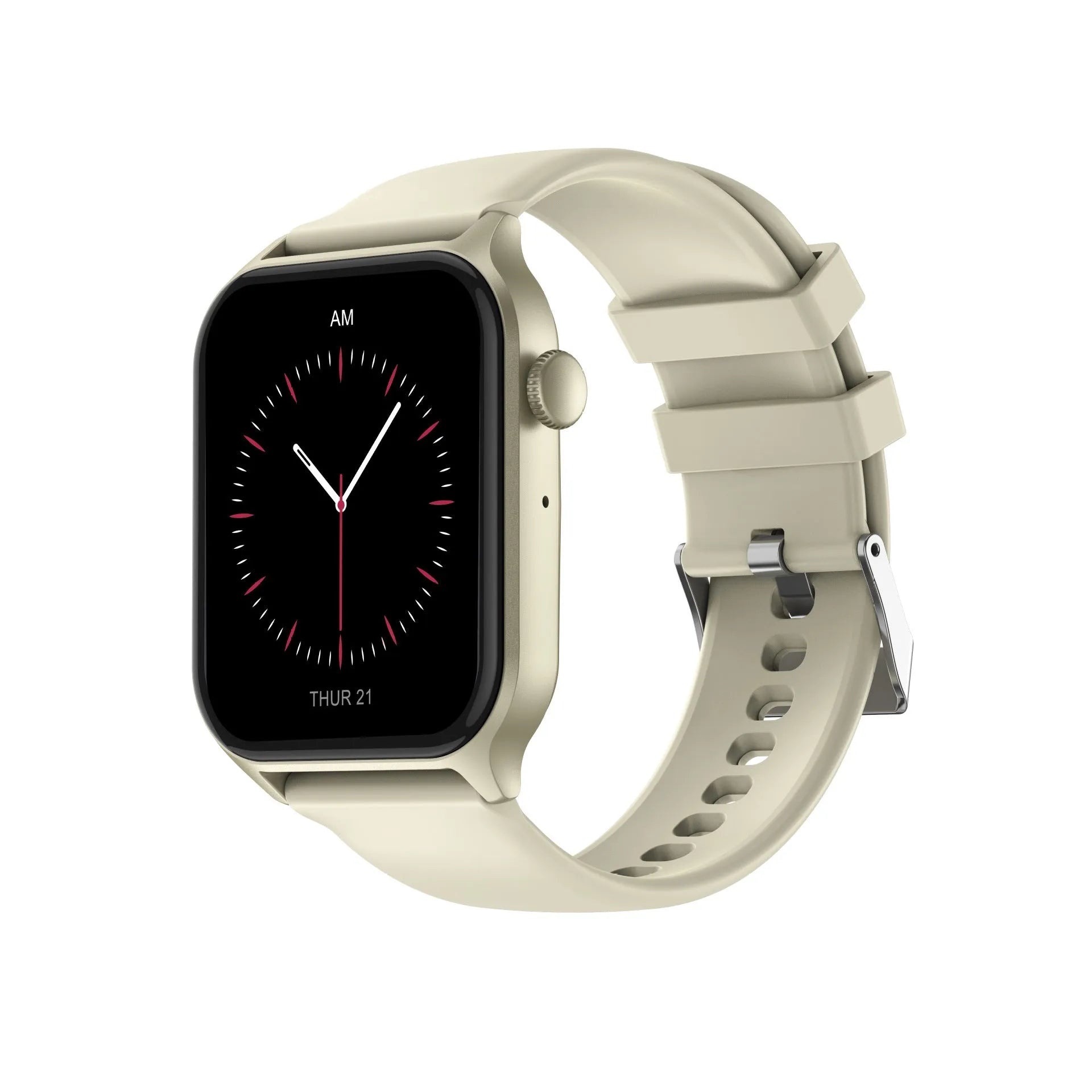 Z145 smart watch in black on wrist, displaying health metrics on its TFT screen.