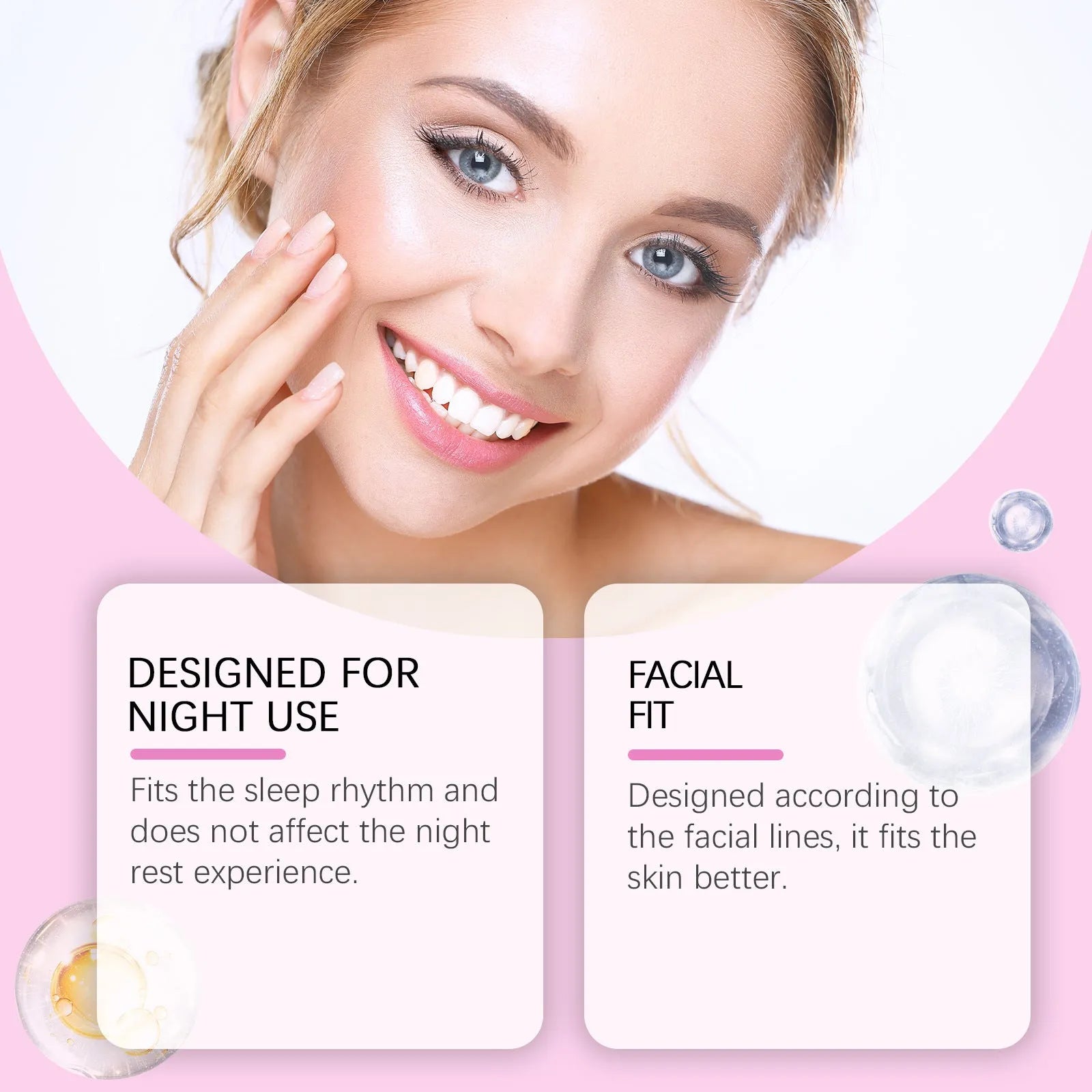 Facial skin fine lines nursing adhesive bandage with 144 patches in a pack
