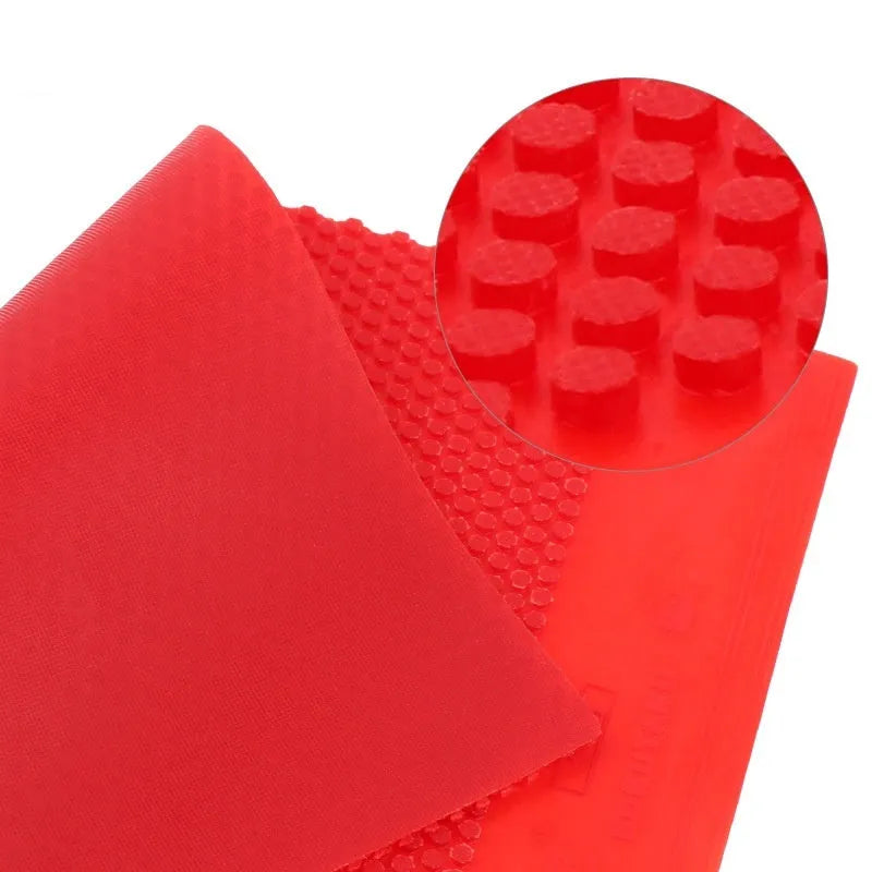 Single sheet of black small pimple inverted table tennis rubber for racket customisation