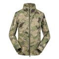 Men's thin stand collar outdoor jacket in khaki, polyester, loose fit, autumn wear