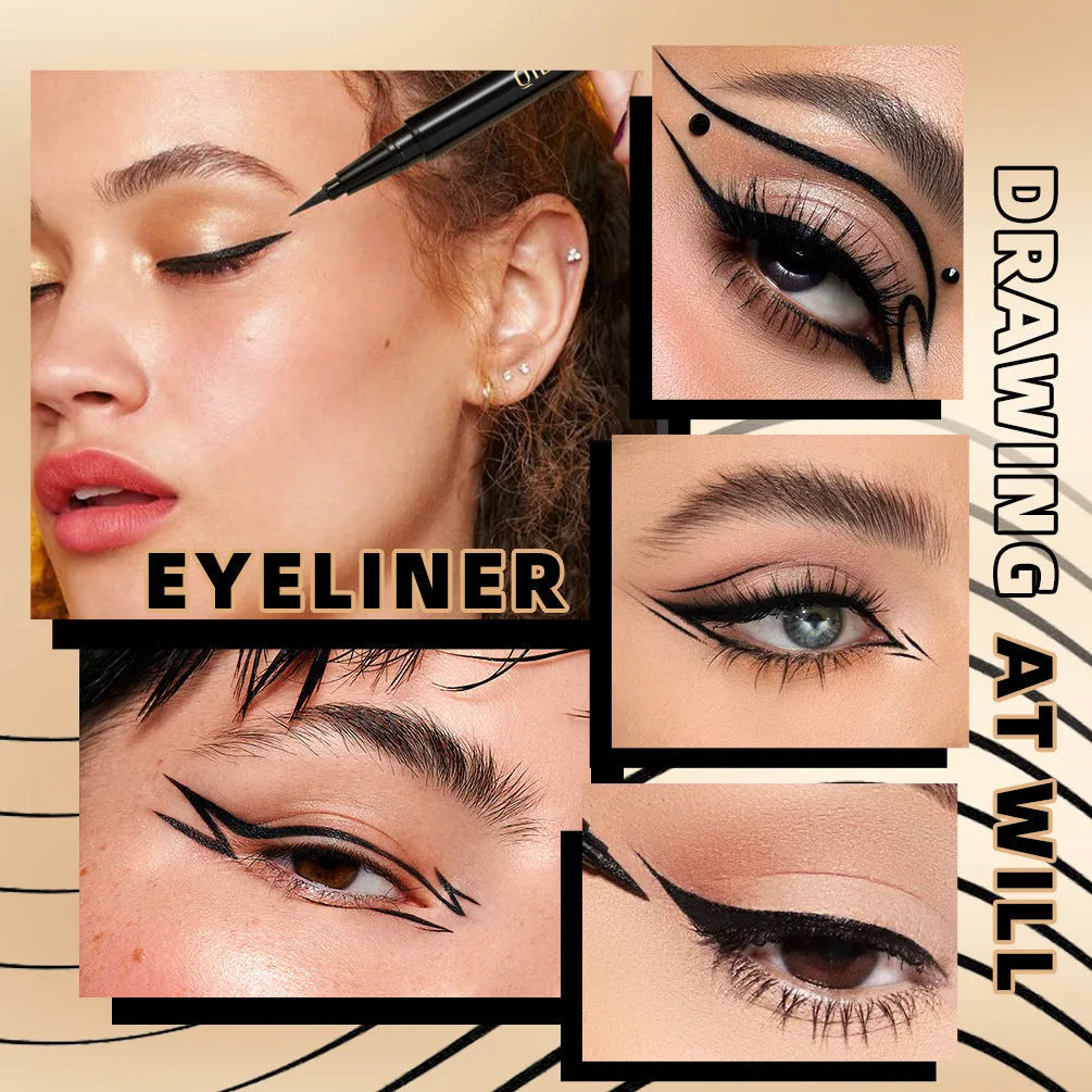 Black liquid eyeliner pen with sweat-proof quick-drying formula Q2407 classification