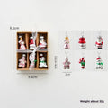 Glass snowman Christmas tree pendant ornament in national style with modern simple design