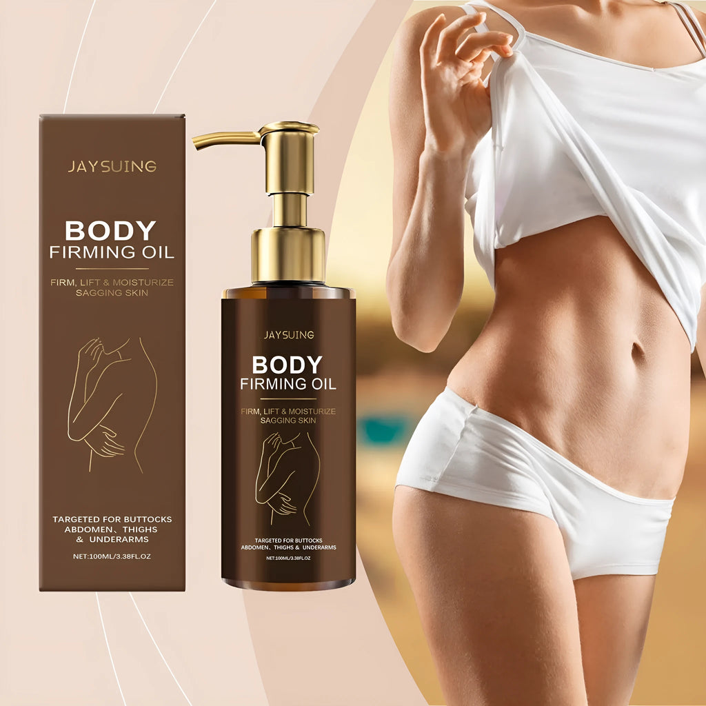 100ml bottle of nourishing and firming body oil with coffee seed oil and vitamin E