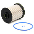 Vauxhall Opel Astra K diesel fuel filter element with gasket kit, part numbers 23304095 23304096