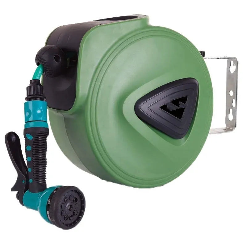 Automatic retractable hose reel with 10 metre PVC pipe for water drums