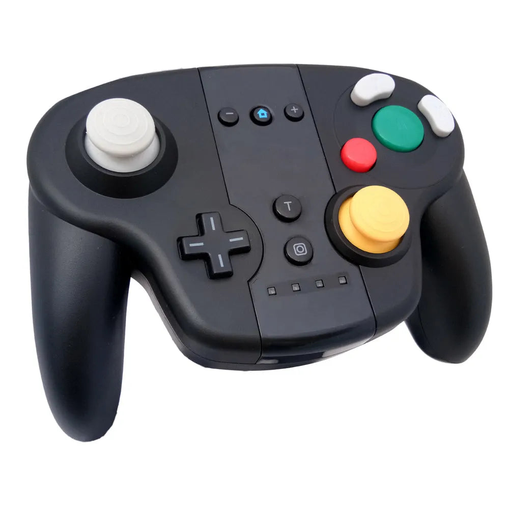 Black wireless gamepad for Nintendo Switch and PC with NFC function and gyroscope