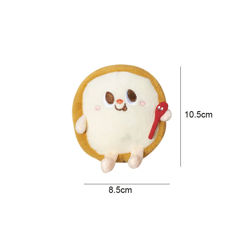 Cat chewing toy with hamburger and chicken leg designs for teething kittens