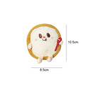 Cat chewing toy with hamburger and chicken leg designs for teething kittens
