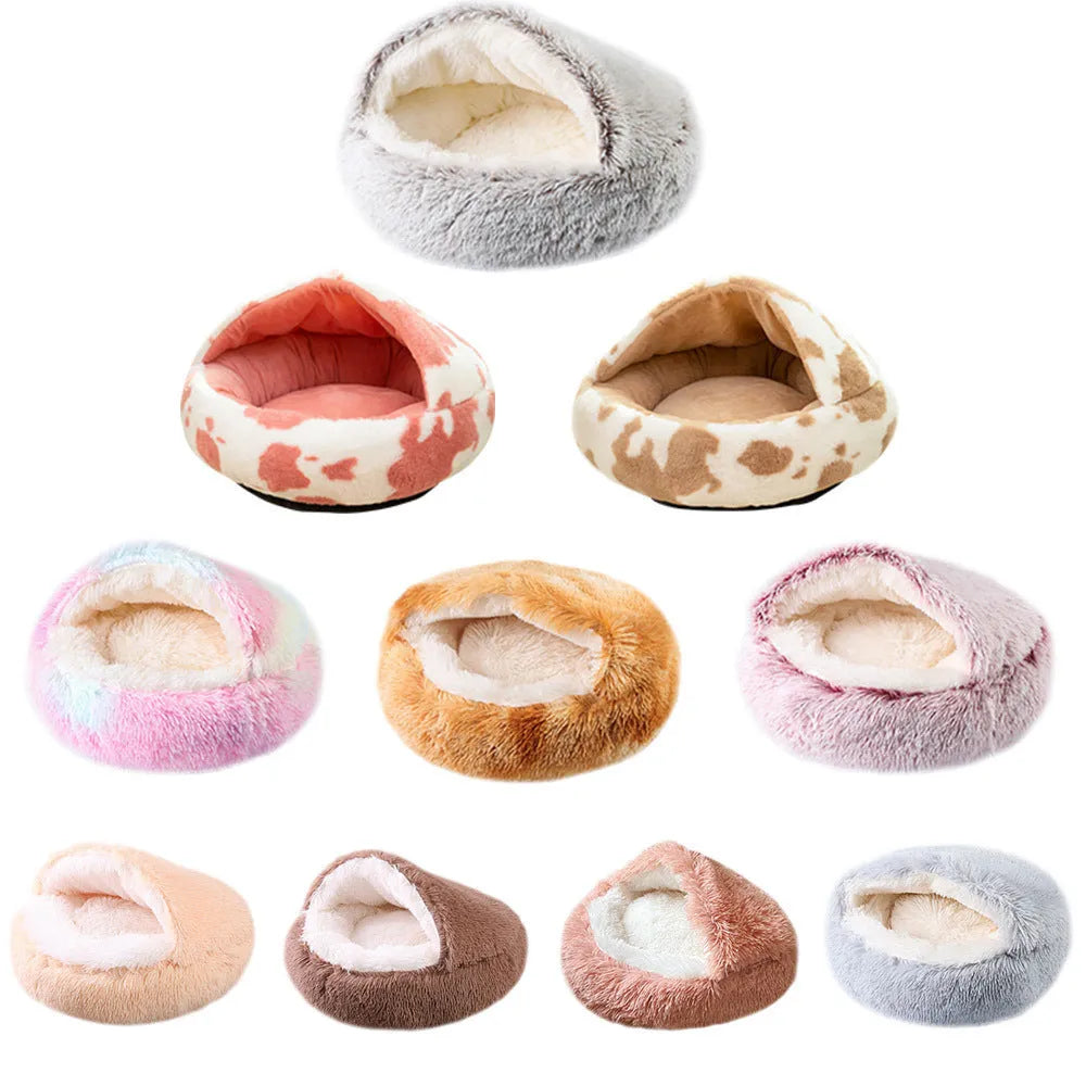 Semi-surrounded waterproof cloth dog kennel available in multiple colours and sizes 35cm to 60cm