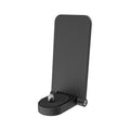 Magnetic bracket base handle for Insta360 X4 camera, black plastic silicone construction, angle-adjustable desktop camera accessory