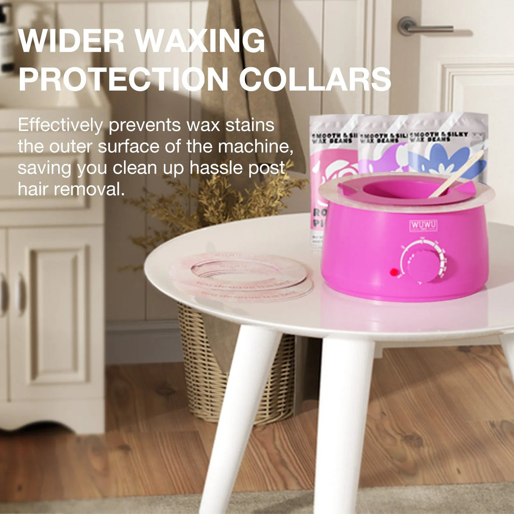 Professional 52-piece waxing kit with wax warmer, hard wax beans, application sticks and post-treatment products