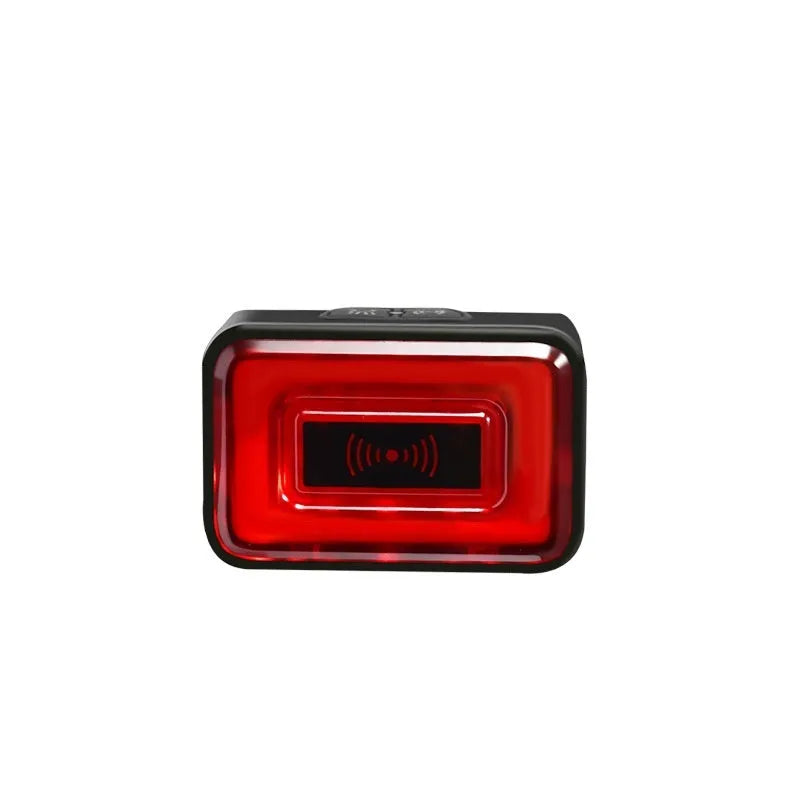 Smart radar bicycle tail light with vehicle detection and TYPE-C charging