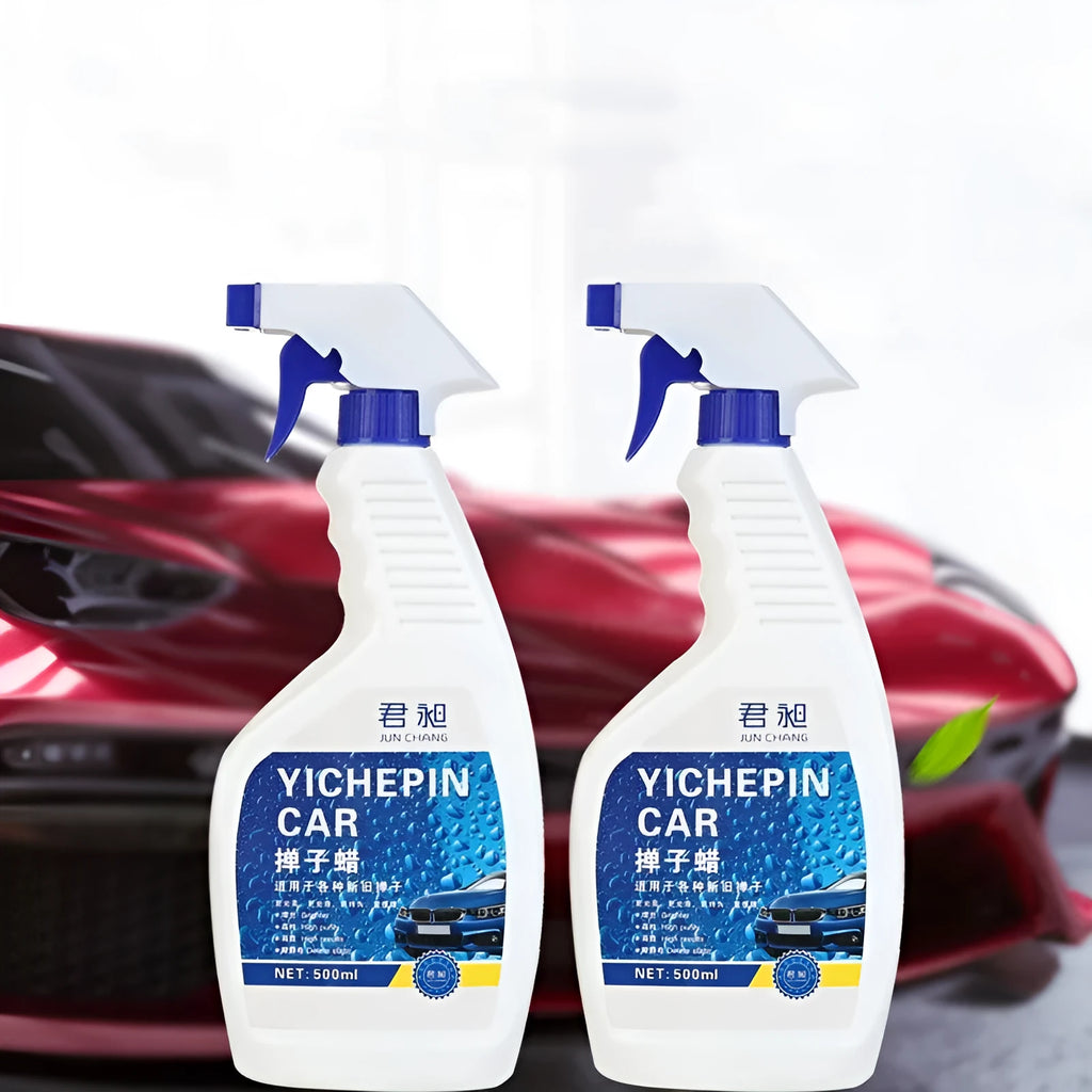500ml car duster wax spray container for paint maintenance with powder sprayer application