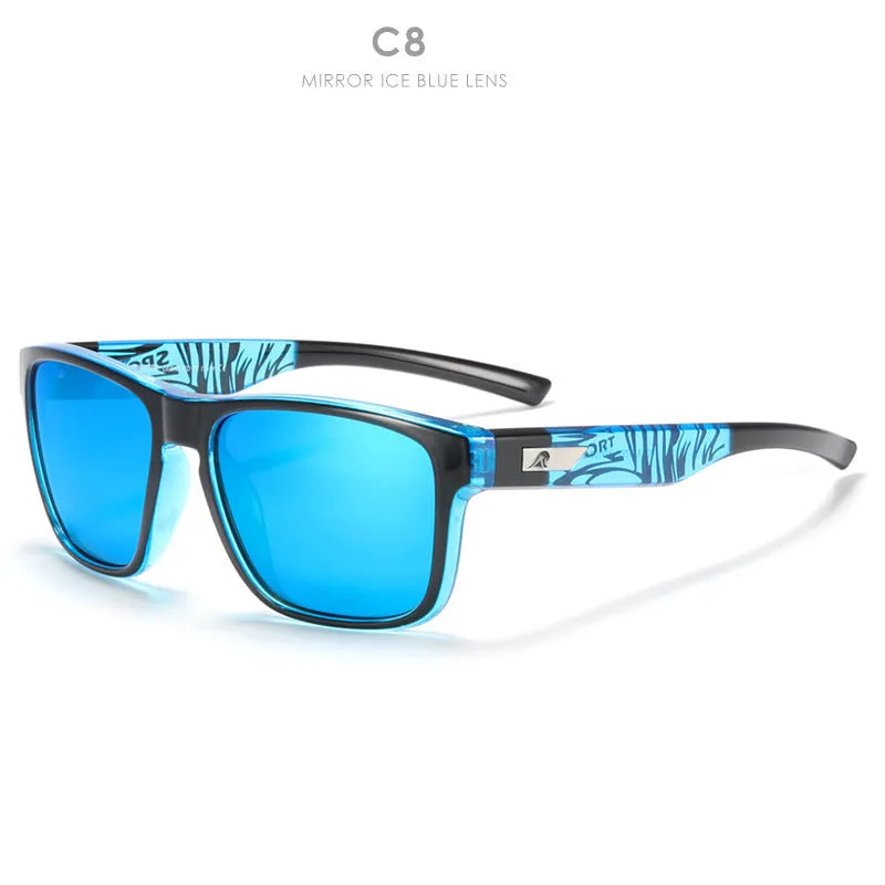 Men's polarised sunglasses TAC lens PC frame eight colour options C1 to C8 for sun fishing travel outdoor sports