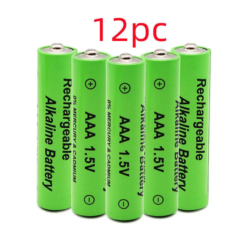 Alkaline rechargeable AA battery with 3000mAh capacity and 1.5V output.