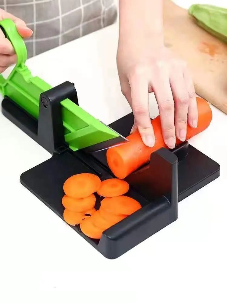 Multifunctional vegetable cutter stainless steel and plastic chopping carrots and potatoes green and red options 410g