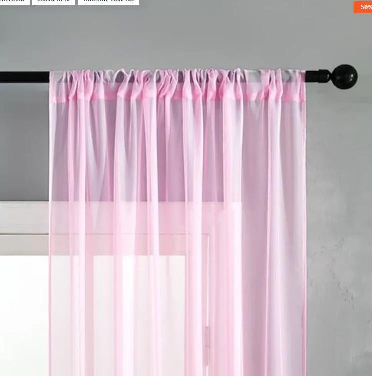 Modern simple pure cotton and linen window screen in black, 150x250cm, light-transmitting vertical perforated curtain
