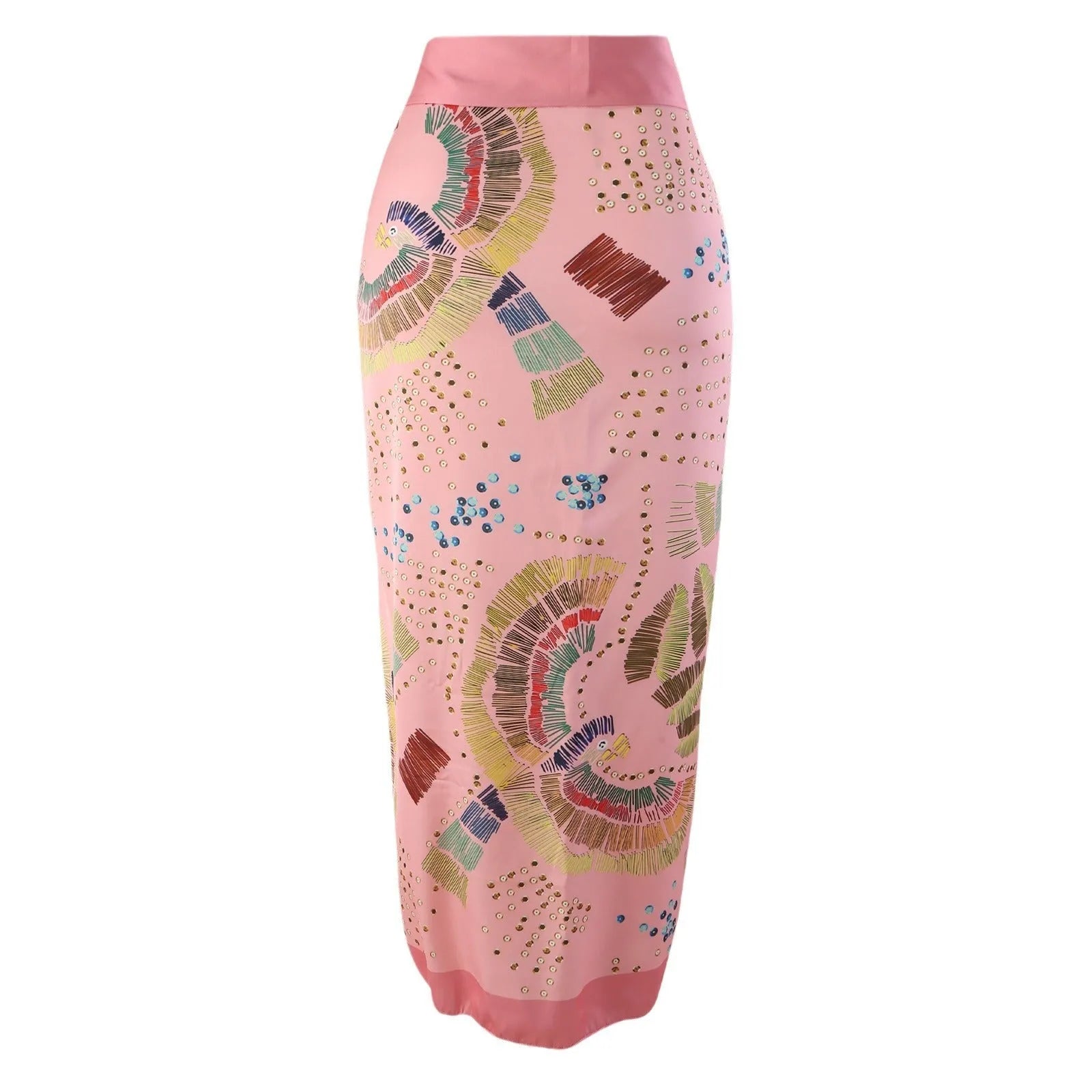 French retro one-piece swimsuit backless design with matching skirt, blue colour option