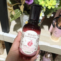Six-piece pomegranate skincare set including cleanser, toner, lotion, cream, essence and eye cream.