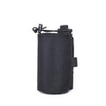 Adjustable Oxford cloth bottle cover in black colour with PU lining for outdoor thermal insulation