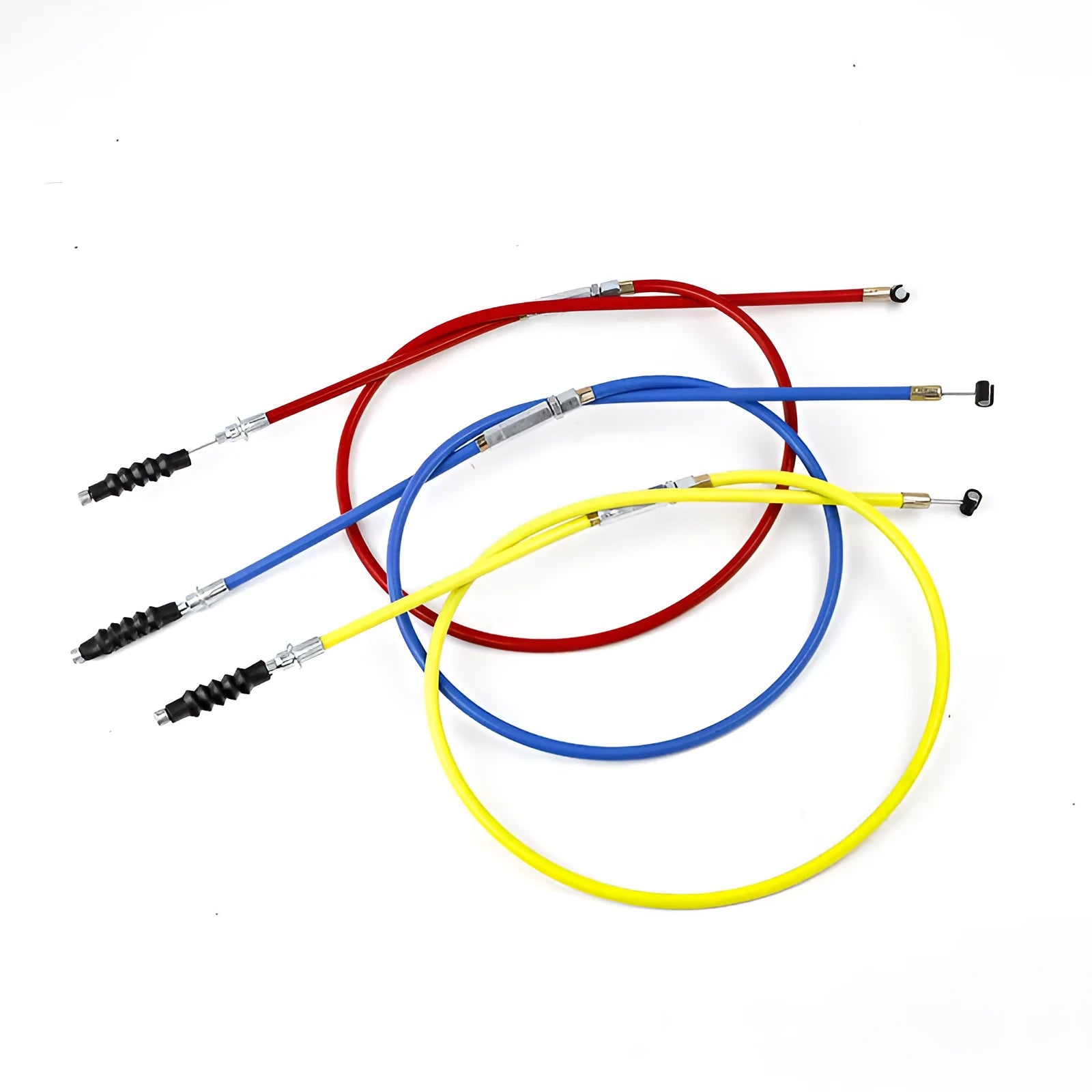 Apollo 110-125cc clutch accelerator cable 0.98m in black on white background