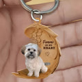 Creative cute dog hanging ornament made of acrylic for car interior decoration 9x9cm