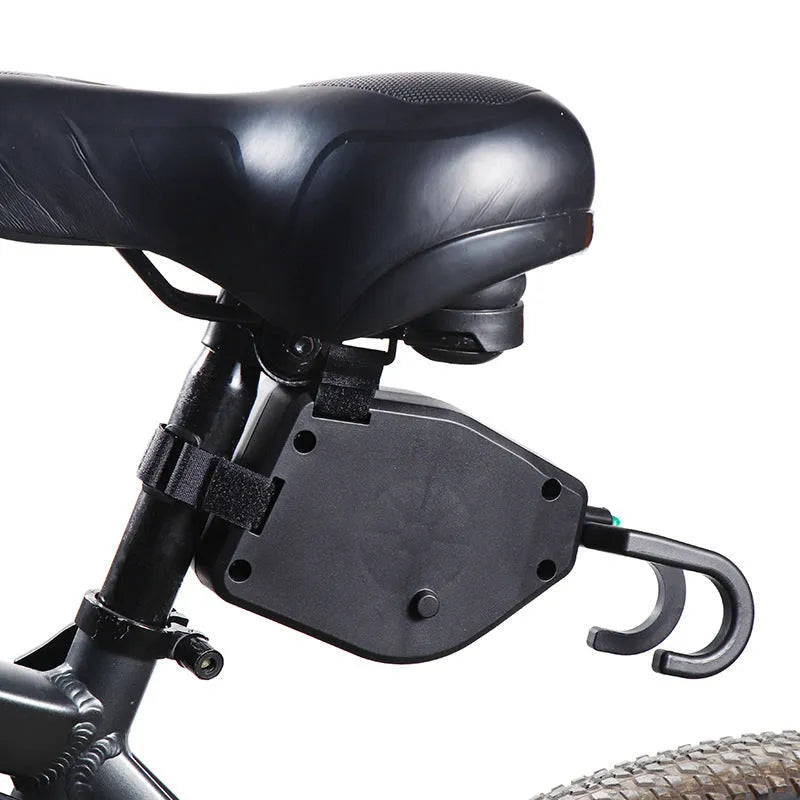 Black plastic bicycle trailer rope for mountain bike child transport