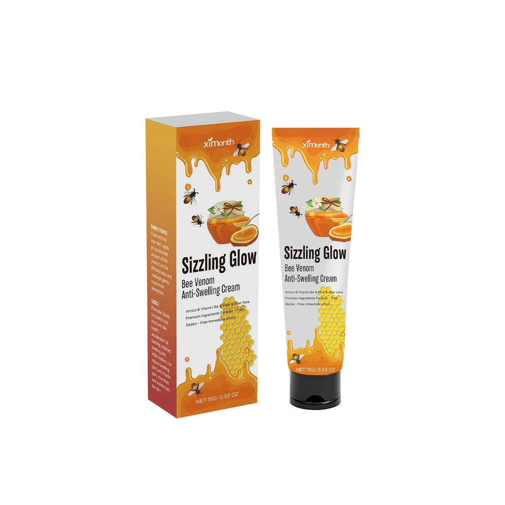 Skin Rejuvenation Daily Care Cream 15g with mint leaf, bee venom, arnica, vitamin B6, and aloe leaf in a white tube
