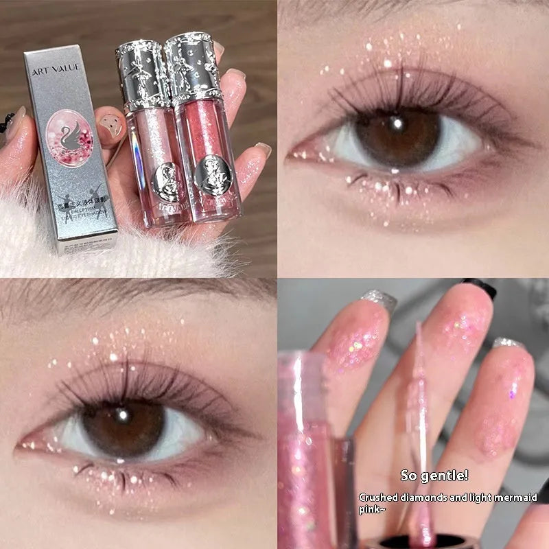 Ballet Liquid Eye Shadow cream makeup in five colour shades for universal skin types