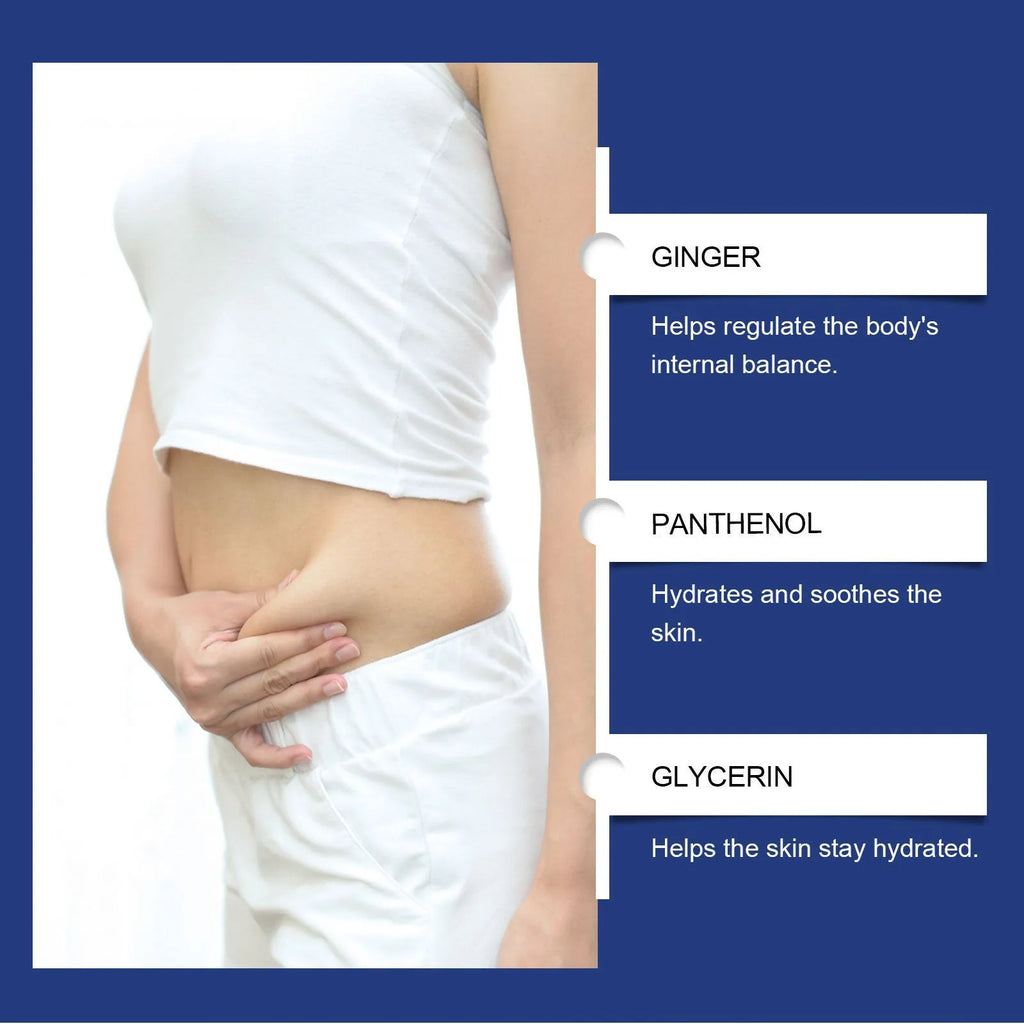 Moisturizing external paste body care stickers with ginger and panthenol 4 patches in pack