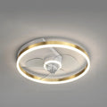 Simple modern Nordic children's room ceiling lamp with integrated fan and LED light in iron body.