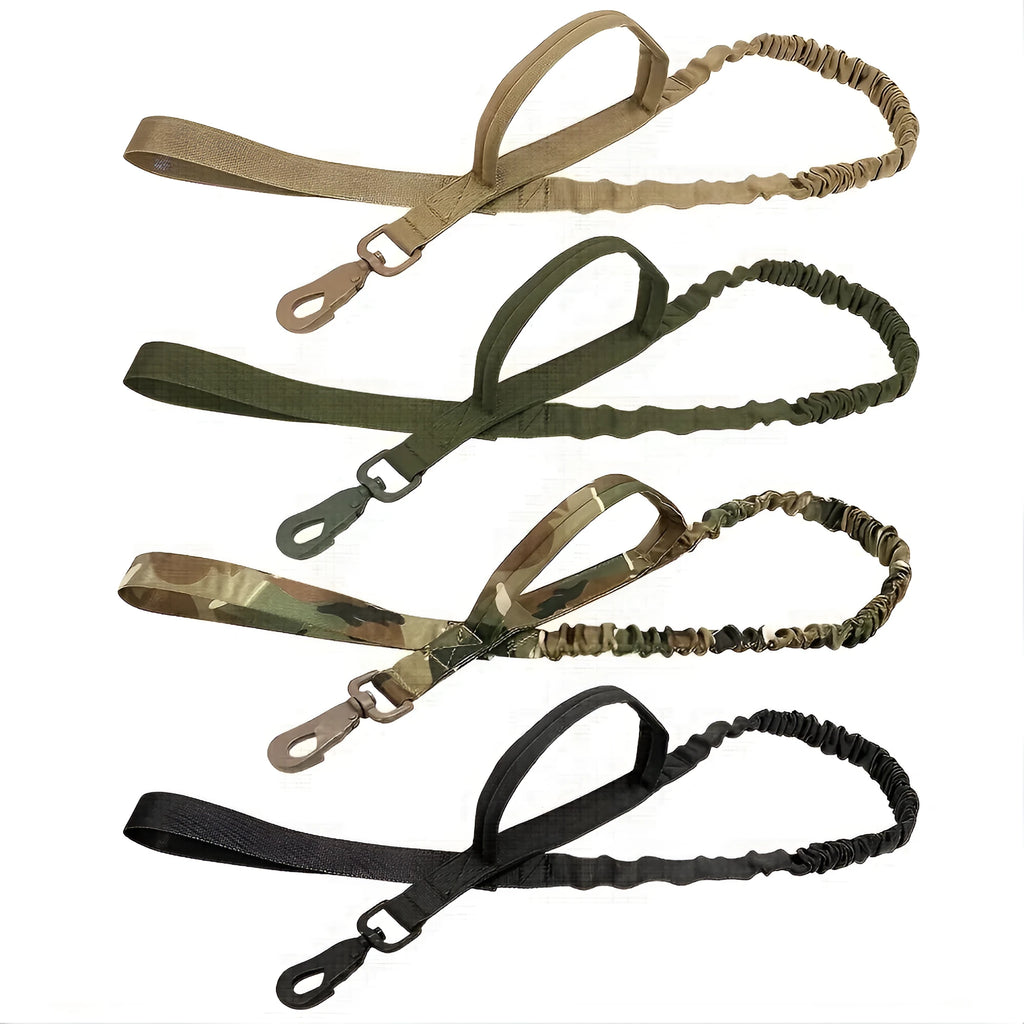 Durable anti-burst retractable leash for large dogs in black with safety lock mechanism