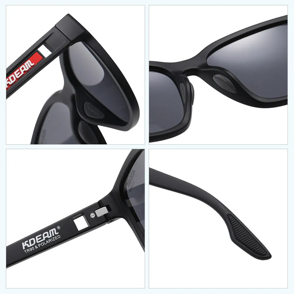 Outdoor sports UV protection sunglasses with metal hinge and TAC lens in retro style