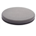 360-degree rotating car seat cushion with anti-slip base and plush cloth cover
