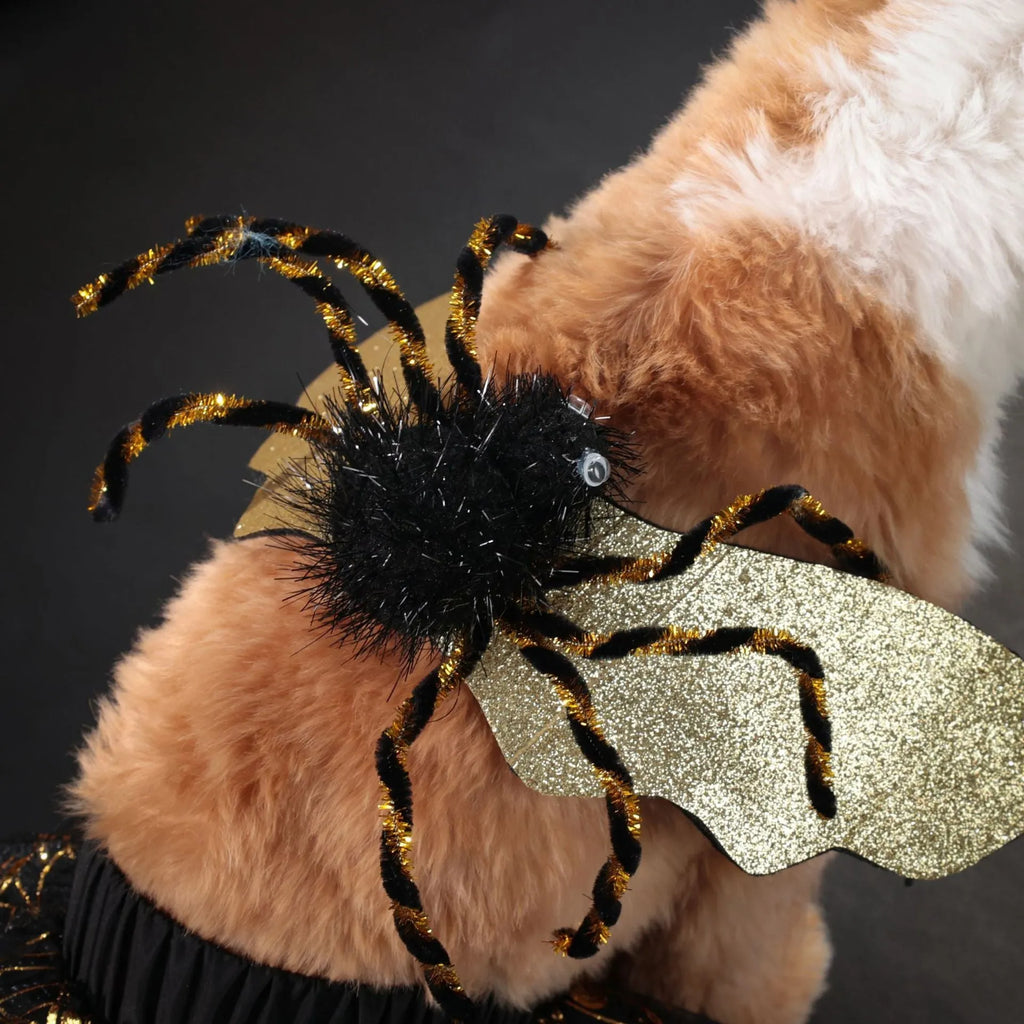 Halloween costume suit for a dog, shown in a single colour, sized S, M, L, or XL.