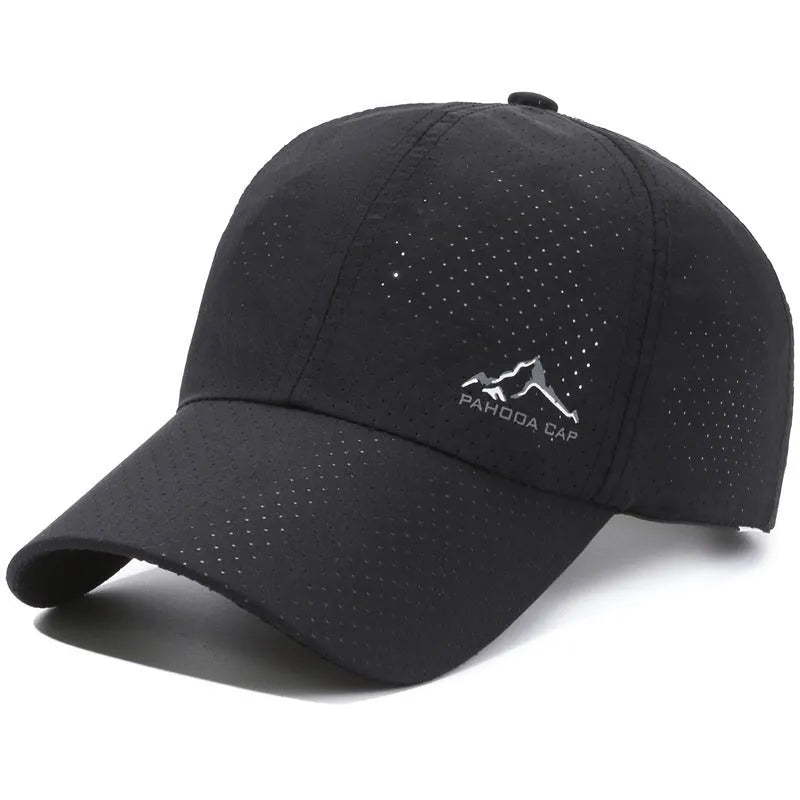 Korean style adjustable baseball cap in polyester, shown in army green colour with a dome crown.