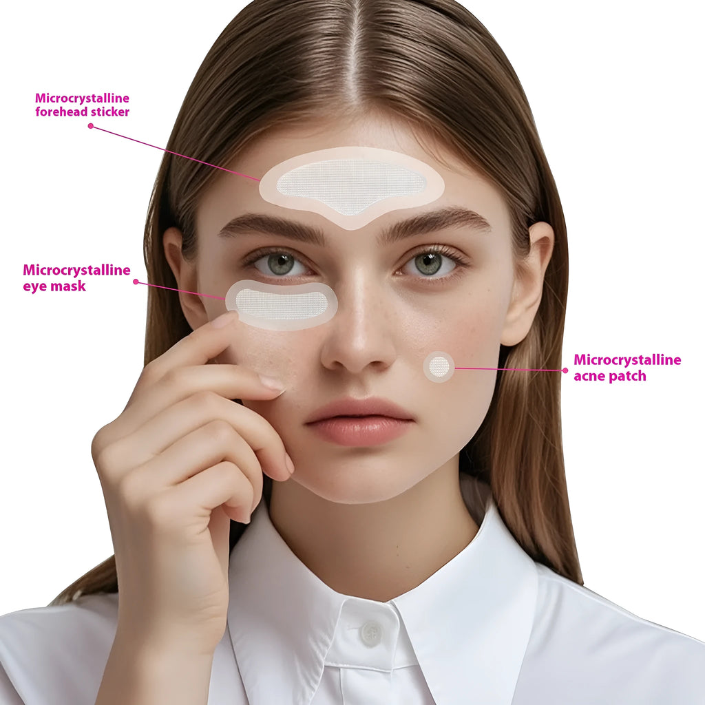 Transparent hydrocolloid acne patch stickers with microcrystalline penetration repair for blemishes