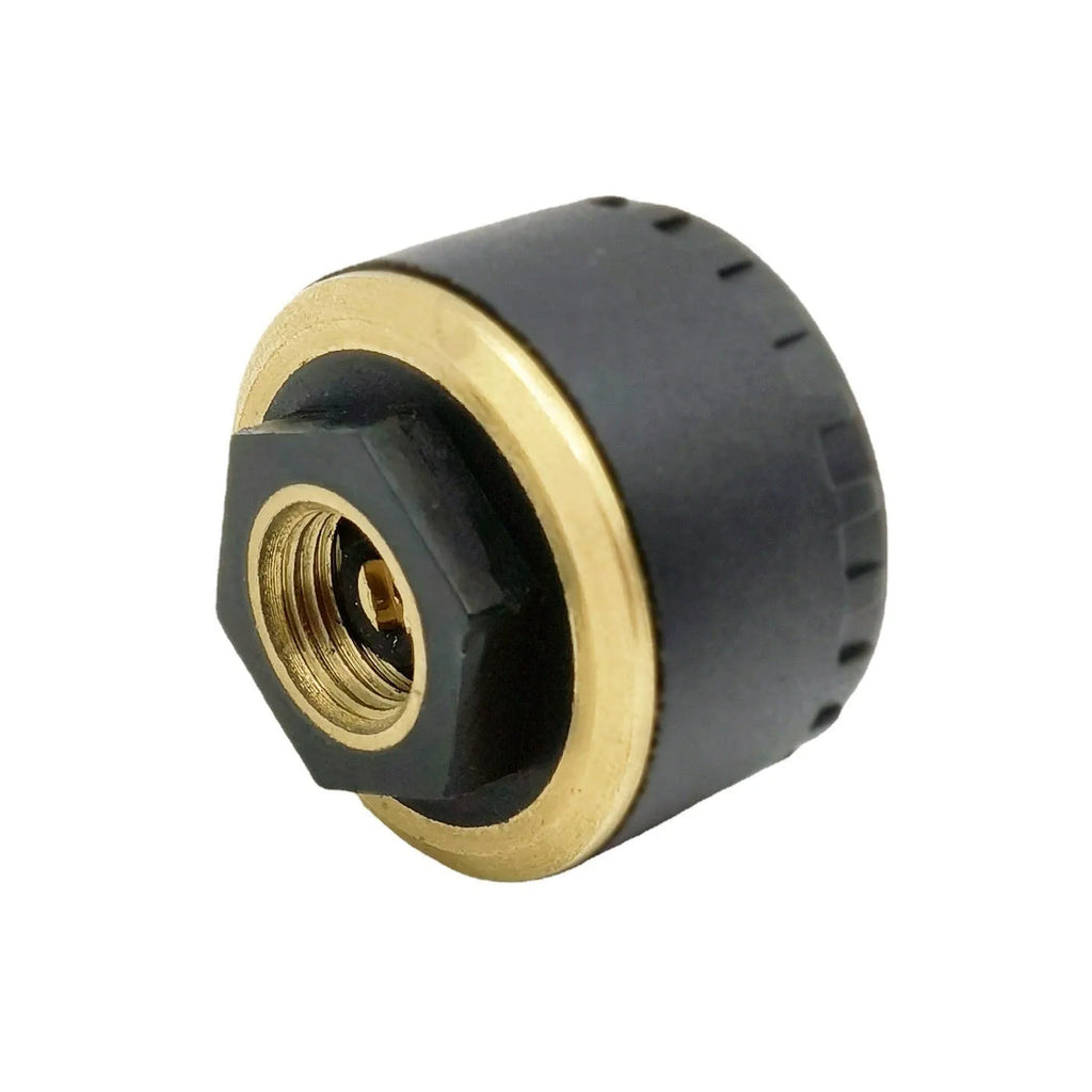 Black Bluetooth tyre pressure monitor for mobile phone display with four sensors