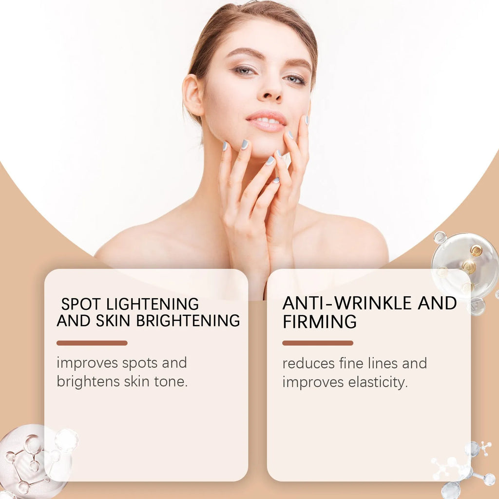 Single 30g facial mask sheet for wrinkle fading and skin firming with collagen and hyaluronic acid