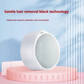 2-in-1 nano glass epilator and foot grinder grooming device with plastic construction