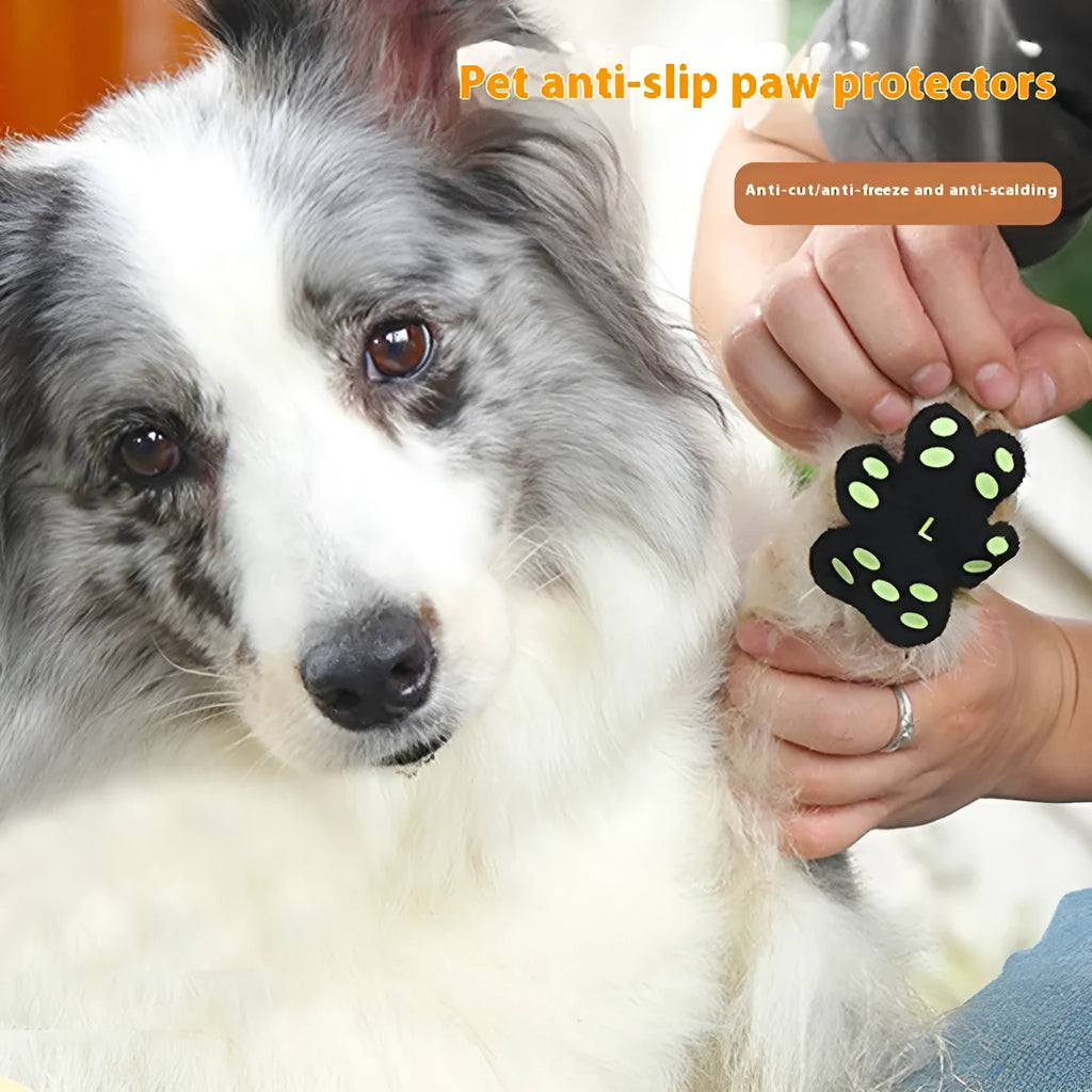 Breathable invisible silicone cloth claw pad footsticker for dog walking claw protection