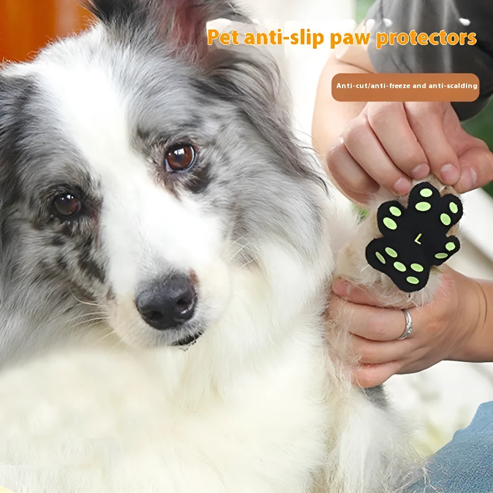 Breathable invisible silicone cloth claw pad footsticker for dog walking claw protection